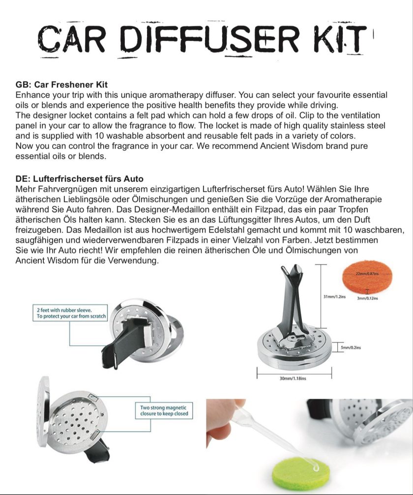 Kit Difusor Carro Aromaterapia - Libélula - Image 5