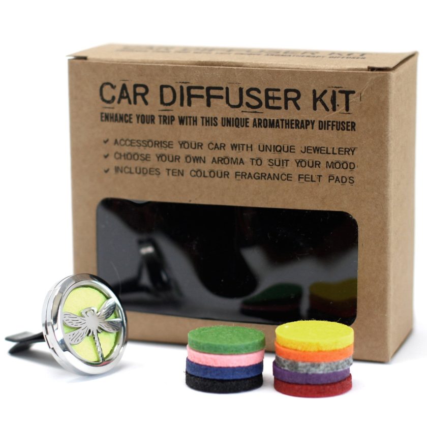 Kit Difusor Carro Aromaterapia - Libélula