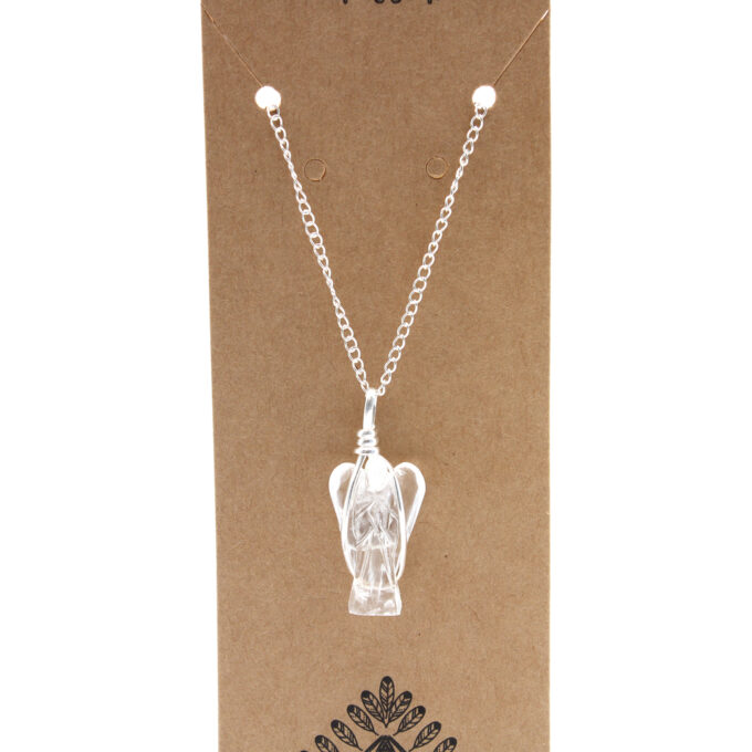 Colar Anjo – Quartzo Rocha