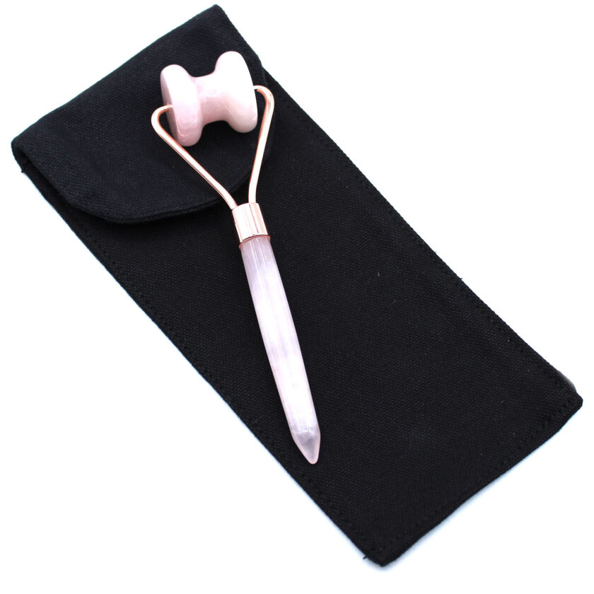 Rolo Facial Pedras Preciosas –Quartzo Rosa - Image 2