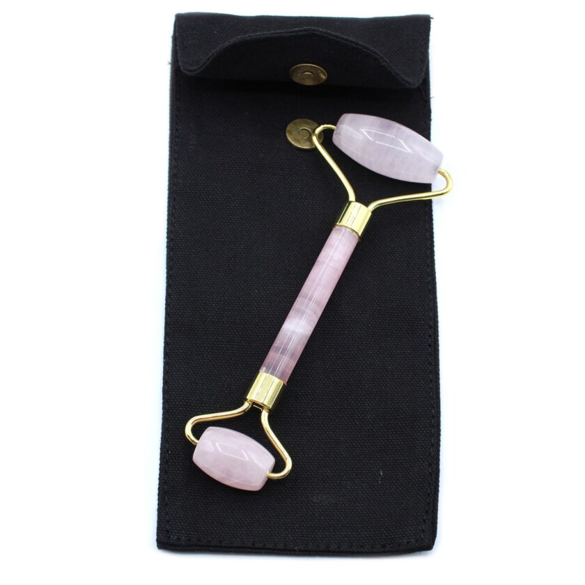 Rolo Facial Duplo Pedras Preciosas –Quartzo Rosa - Image 2