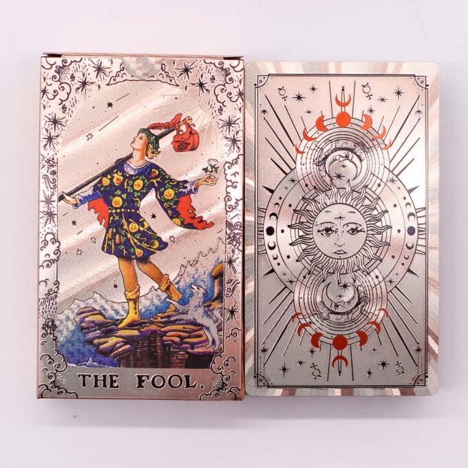Cartas de Tarot Rosa Dourado - Fases da Lua (inclui folheto)