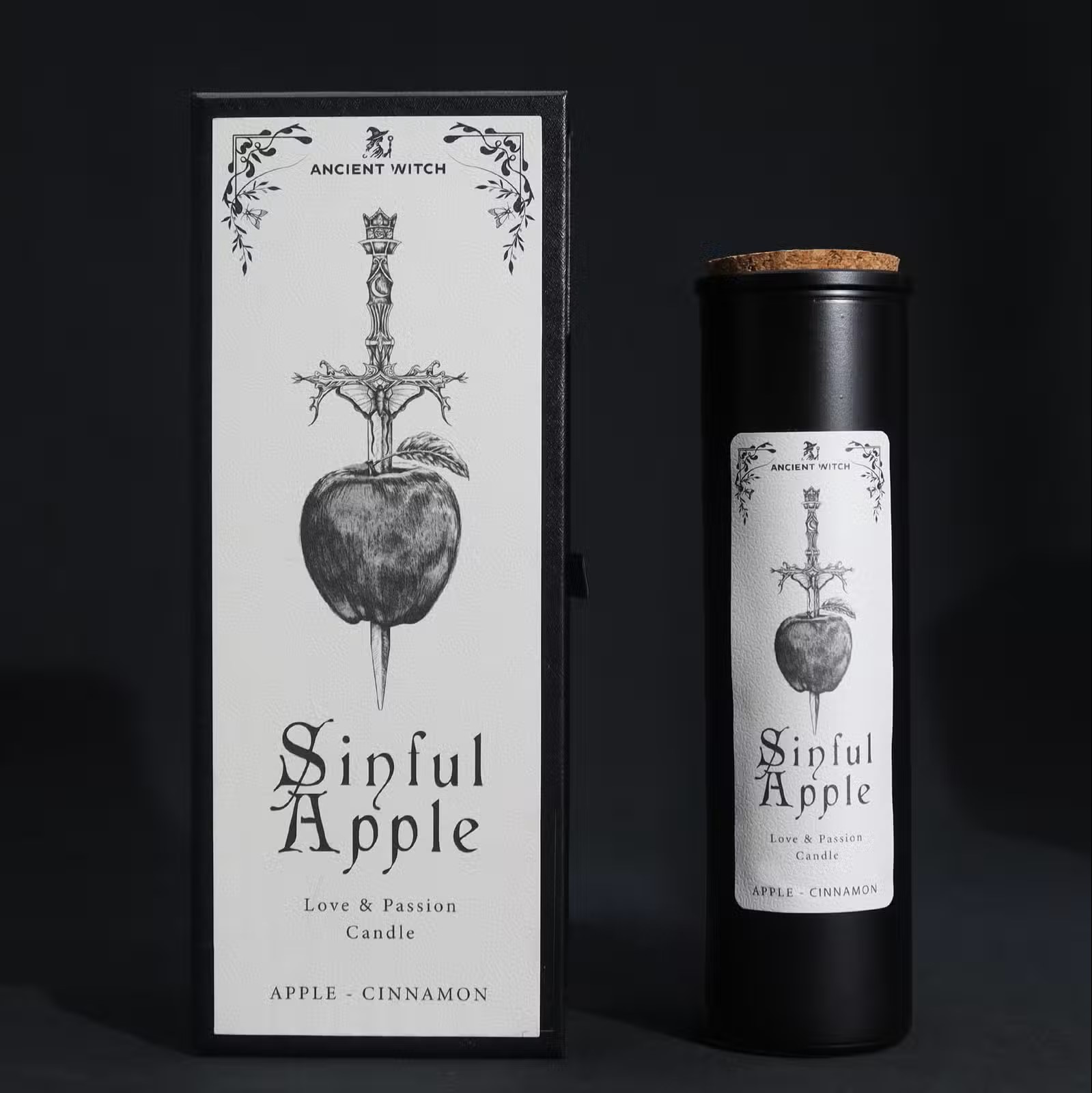 Vela Purificadora de Bruxa Ancestral — Sinful Apple (Maçã Pecaminosa) - Image 4
