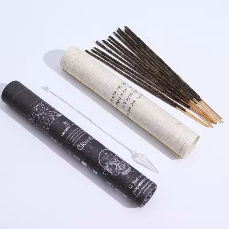 Incenso de Feitiços Ancestrais — Purificação | Oud, Cristal de Rocha e Pêndulo - Image 2