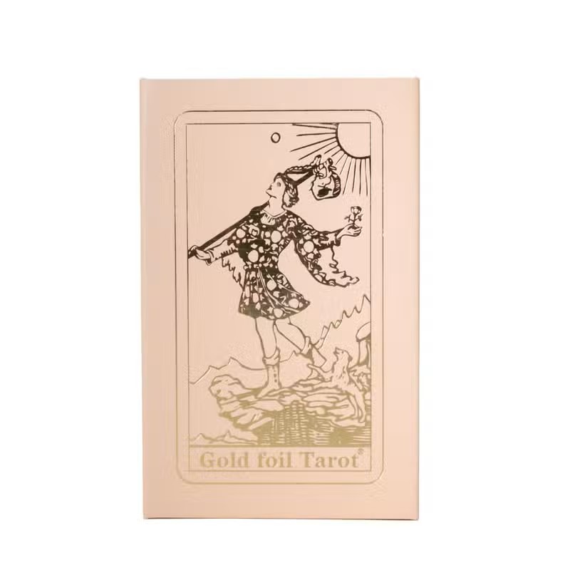 Baralho de Tarot em Caixa de Presente Rosa — Detalhes em Rubi - Image 3
