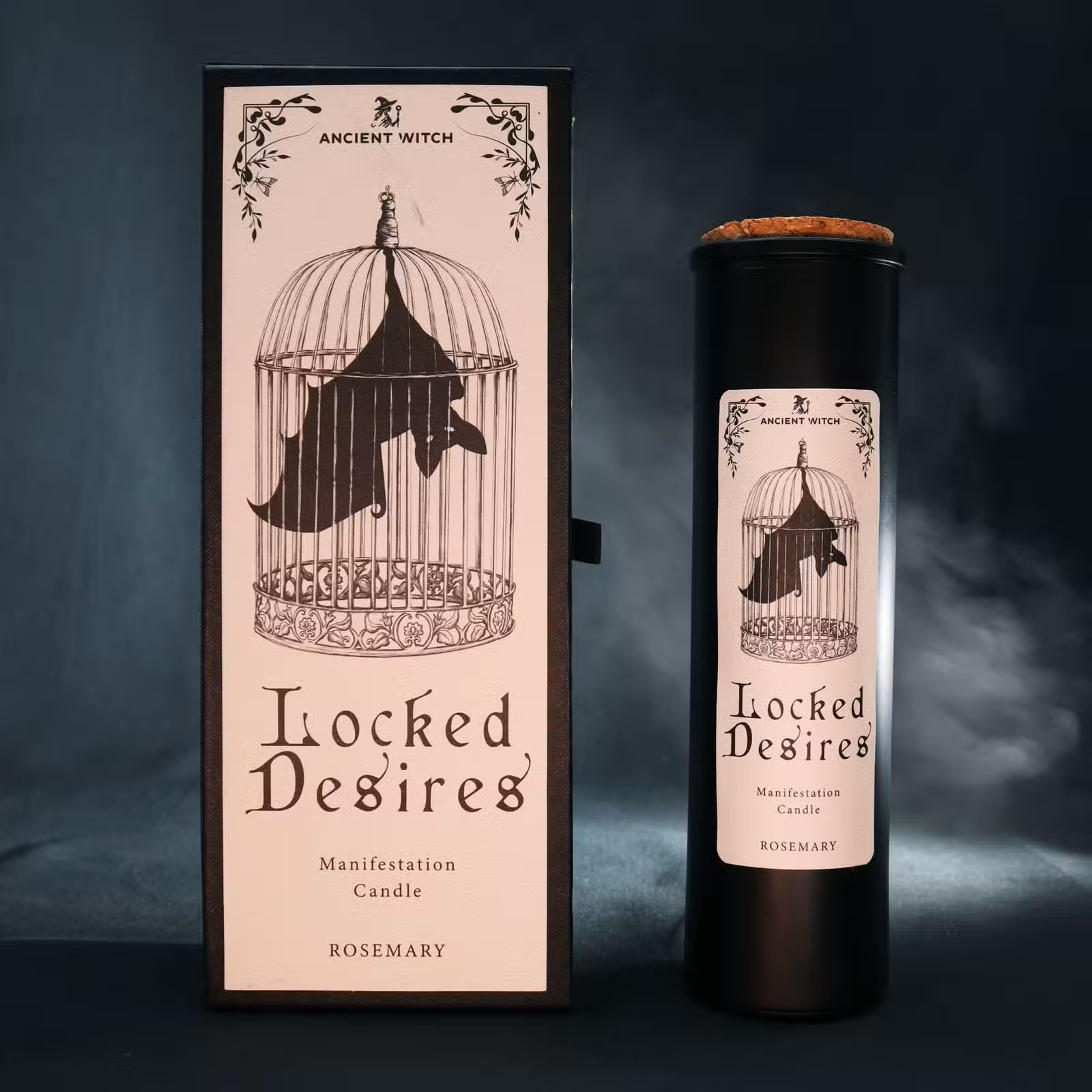 Vela Purificadora de Bruxa Ancestral — Locked Desires (Desejos Bloqueados)
